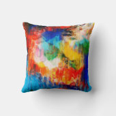 カラフルな質 クッション (裏面)