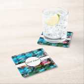 カラフルな質 スクエアペーパーコースター (インサイチュ)