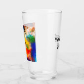 カラフルな質 タンブラーグラス (左)