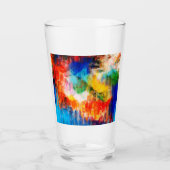 カラフルな質 タンブラーグラス (正面)