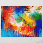 カラフルな質 チラシ (裏面)