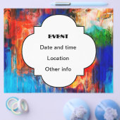 カラフルな質 チラシ (シングル)