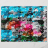 カラフルな質 チラシ (裏面)