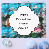 カラフルな質 チラシ (シングル)