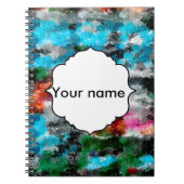 カラフルな質 ノートブック (正面)