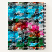 カラフルな質 ノートブック (裏面)