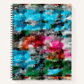 カラフルな質 ノートブック (正面)
