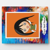 カラフルな質 フォトプラーク (正面)