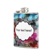 カラフルな質 フラスク (左)