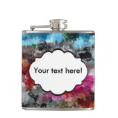 カラフルな質 フラスク (正面)