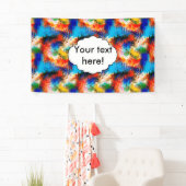 カラフルな質 横断幕 (インサイチュ)