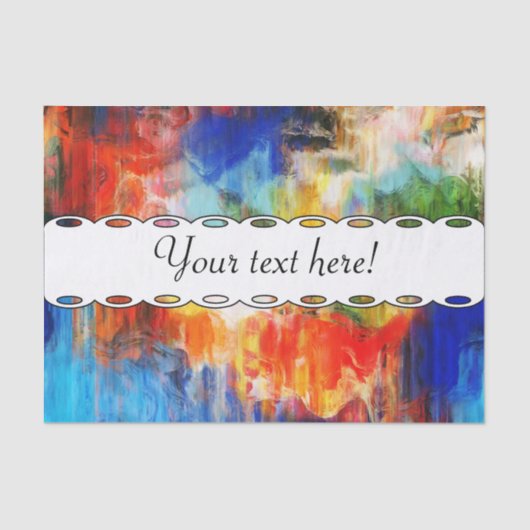 カラフルな質 薄葉紙 (正面)