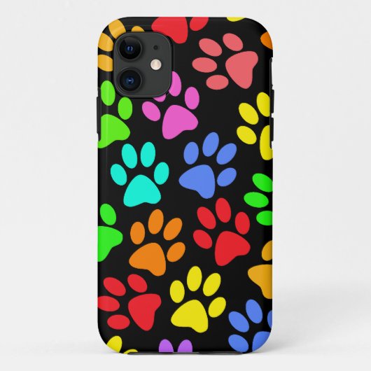 カラフルな足はコラージュを印刷します Case-Mate iPhoneケース (裏面)