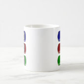 カラフルな車 コーヒーマグカップ (中央)