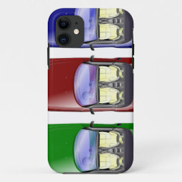 カラフルな車 iPhone 11 ケース