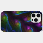 カラフルな輝きの抽象的モダントリッピー・フラクタル Case-Mate iPhoneケース (裏面 (横))