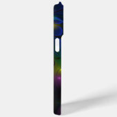 カラフルな輝きの抽象的モダントリッピー・フラクタル Case-Mate iPhoneケース (裏面 / 右)