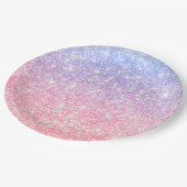 カラフルな輝き ペーパープレート (アングル)