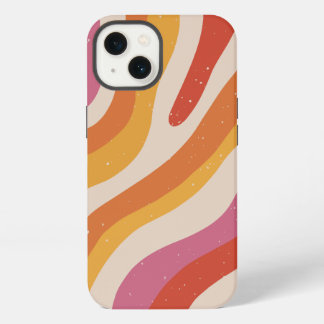 カラフルな迷彩デザインのプリント iPhone 13ケース