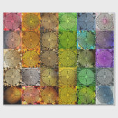 カラフルな迷路の包装紙 ラッピングペーパー (フラット)