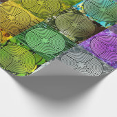 カラフルな迷路の包装紙 ラッピングペーパー (角)