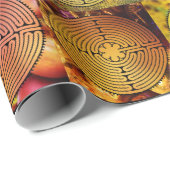 カラフルな迷路の包装紙 ラッピングペーパー (ロールコーナー)