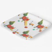 カラフルな遊び場の誕生日パーティー ペーパープレート (傾斜あり)