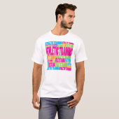 カラフルな運動訓練 Tシャツ (正面フル)
