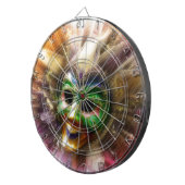 カラフルな道化師 ダーツボード (正面右)