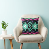 カラフルな部族の柄 クッション (椅子)