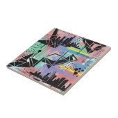 カラフルな都市のグラフィティパターン (11) タイル (側面)