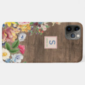 カラフルな野の花のフラワーブーケのアート柄 Case-Mate iPhoneケース (裏面(横))