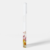 カラフルな野の花のボタニカルネーム Case-Mate iPhoneケース (裏面 / 右)