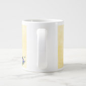 カラフルな野の花の文 ジャンボコーヒーマグカップ (裏面)