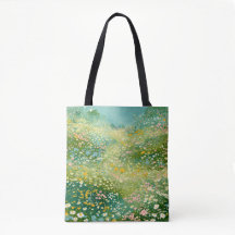 カラフルな野の花の草原