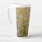 カラフルな野の花の草原 2 カフェラテマグ (左アングル)