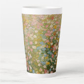 カラフルな野の花の草原 2 カフェラテマグ (正面)