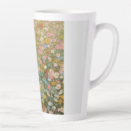 カラフルな野の花の草原 2 カフェラテマグ
