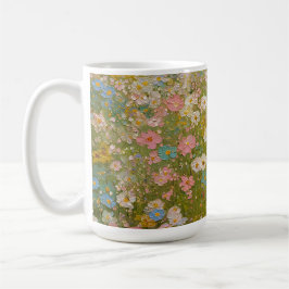 カラフルな野の花の草原 2 コーヒーマグカップ