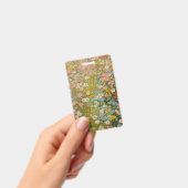 カラフルな野の花の草原 2 バッジ (手持ち)