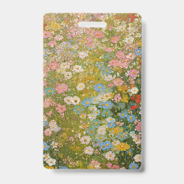 カラフルな野の花の草原 2 バッジ