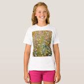 カラフルな野の花の草原 2 Tシャツ (正面フル)