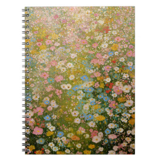 カラフルな野の花の草原 3 ノートブック