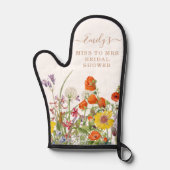 カラフルな野生の花がミス・トゥ・ミセスのブライダルシャワーを彩る 鍋つかみ (正面)