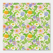 カラフルな野生の花の花柄 壁紙 (正面)