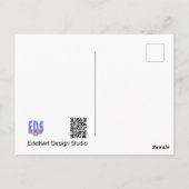 カラフルな野生の花の誕生日ポストカード ポストカード (裏面)