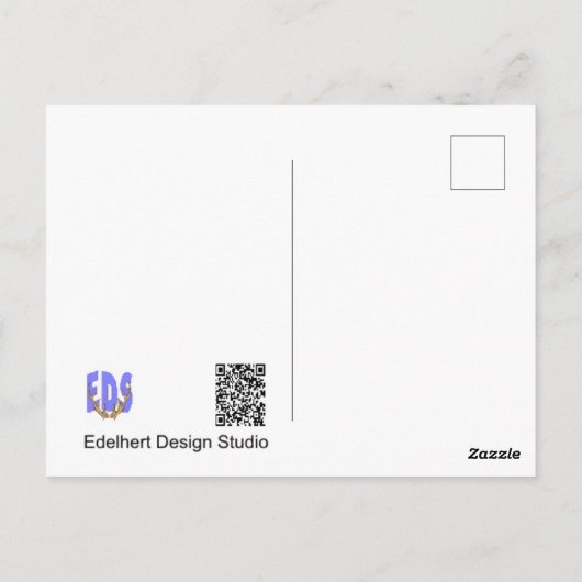 カラフルな野生の花の誕生日ポストカード ポストカード (裏面)