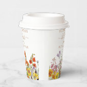 カラフルな野生の花 国の花 お別れ ミス 紙コップ (右)