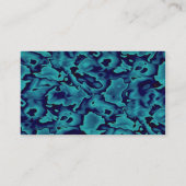カラフルな野生の青い形 名刺 (裏面)