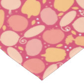 カラフルな野菜パターン テーブルクロス (アングル)